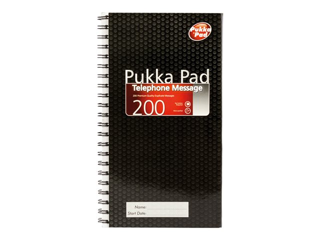 Pukka Pad Telephone Message Book 153 X 280 Mm Duplicate