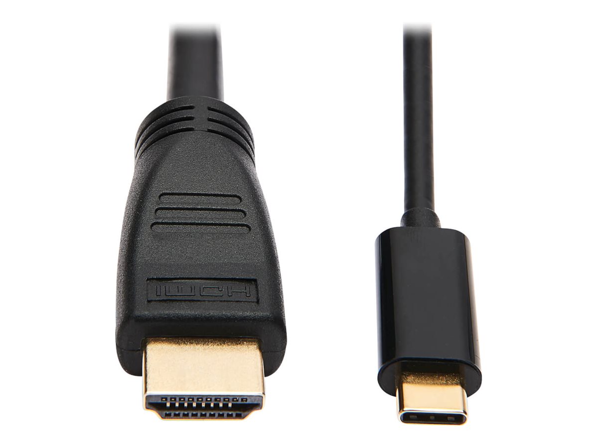 Tripp Lite USB C to HDMI Adapter Cable USB 3.1 4K@60Hz M/M USB-C Black 10ft