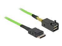 DeLOCK Serial Attached SCSI (SAS) internt kabel Grøn 1m