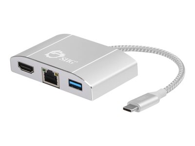 SIIG USB 3.1 Type-C LAN Hub with HDMI Adapter- 4K ready