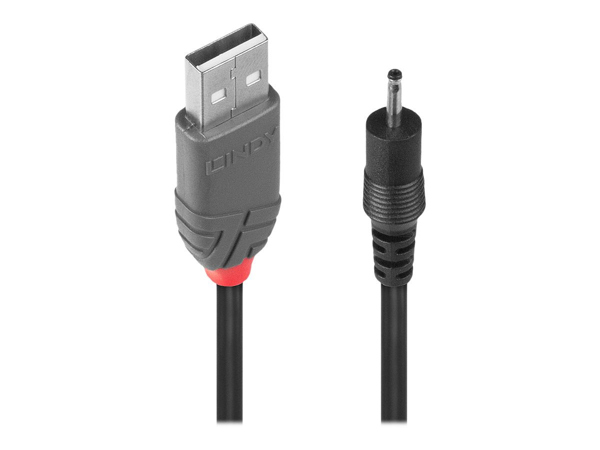 LINDY Cable USB A male - DC 2.5/0.7mm