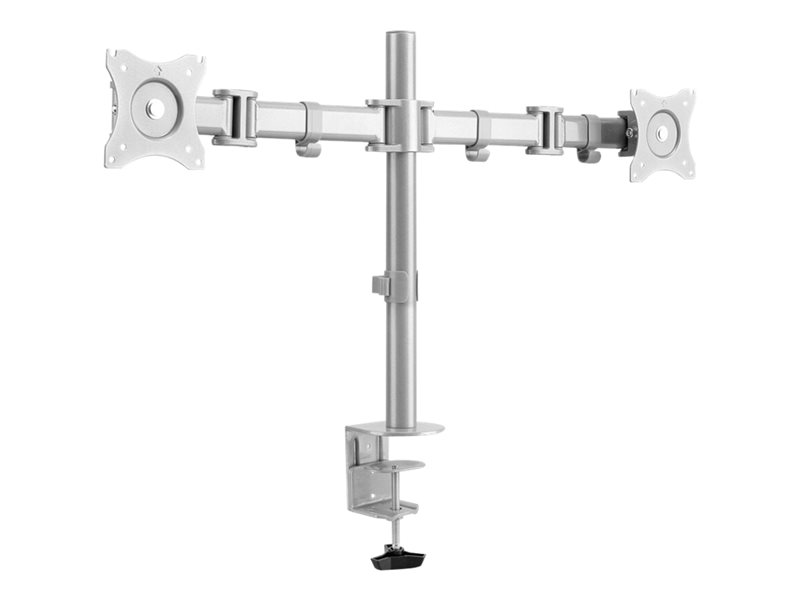 NEOMOUNTS Flat Desk Mount 2 screens Silv