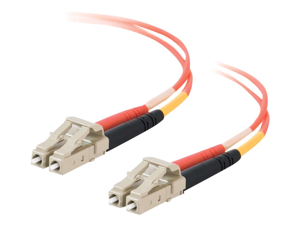 C2G LC-LC 50/125 OM2 Duplex Multimode PVC Fiber Optic Cable (LSZH) - síťový kabel - 20 m - 20 m - oranžová