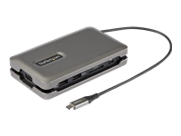 StarTech.com Adaptateur Multiport USB-C 6 en 1 - Mini Dock USB Type-C vers 4K 60Hz HDMI 2.0 - 100W Power Delivery Pass-trough - SD/Micro SD - Hub Convertisseur - Win/Mac/Linux - 25cm (DKT31CSDHPD3)