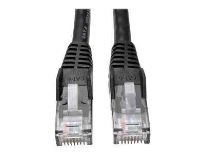Tripp Lite 10ft Cat6 Gigabit Snagless Molded Patch Cable RJ45 M/M Black 10'
