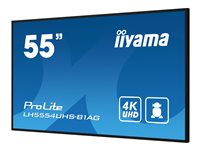Iiyama LH5554UHS-B1AG 55' Digital skiltning/interaktiv kommunikation 3840 x 2160