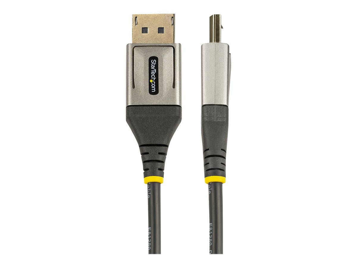 StarTech.com 3ft (1m) VESA Certified DisplayPort 1.4 Cable, 8K 60Hz HDR10, Ultra HD 4K 120Hz DP Video Cable, DisplayPort to DisplayPort Cable, DP Cord for Monitors/Displays, M/M - DP 1.4 Cable with Latches (DP14VMM1M) - kabel DisplayPort - DisplayPort do DisplayPort - 1 m – foto 3