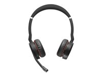 Jabra Evolve 75 SE UC Stereo Trådløs Headset Sort