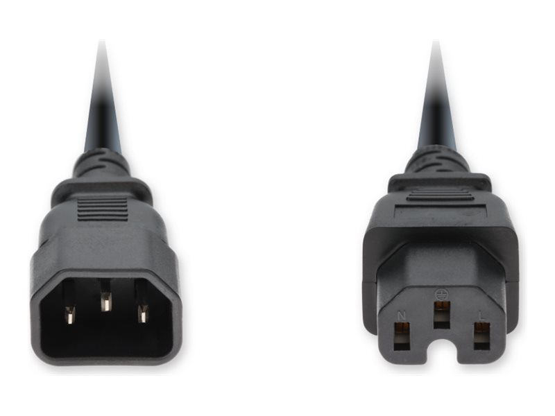 AddOn - Power cable - IEC 60320 C14 to IEC 60320 C15
