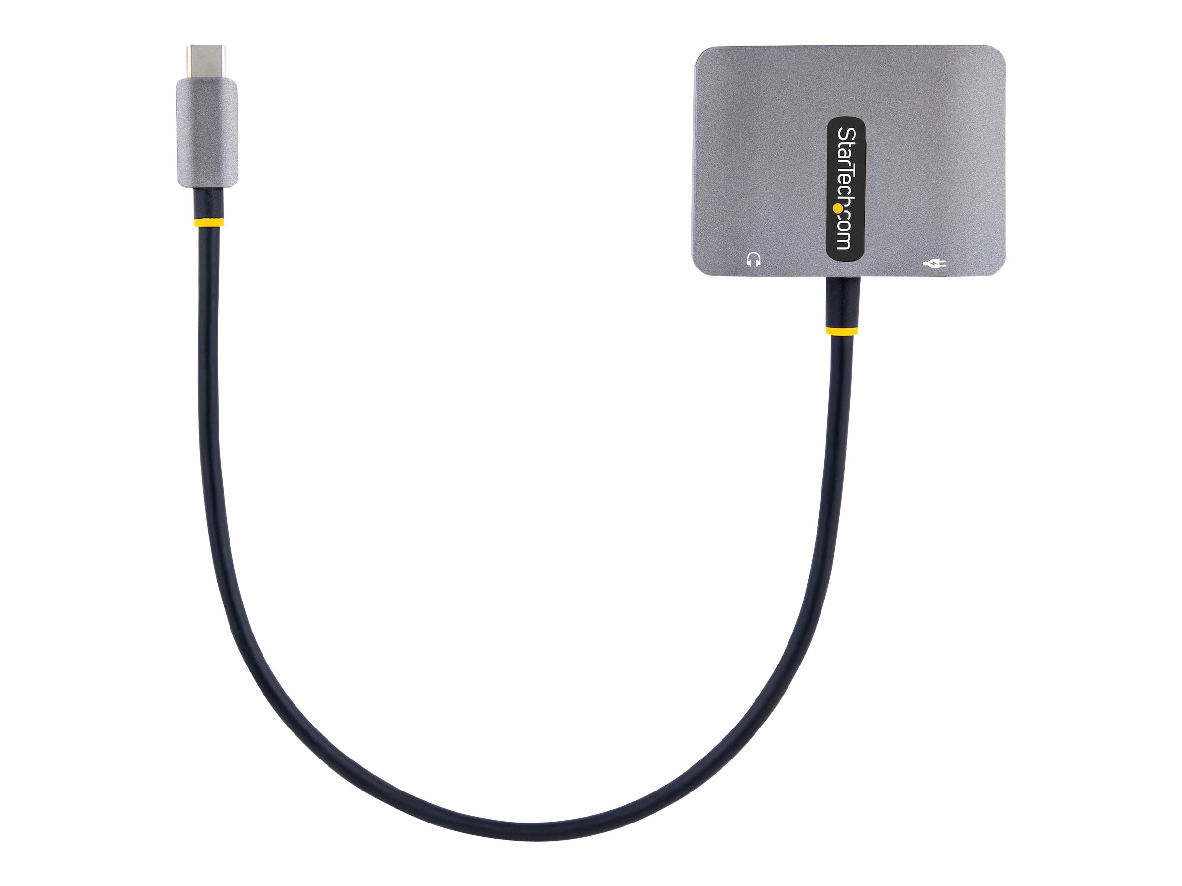 StarTech.com USB C Video Adapter, USB C to HDMI VGA Multiport