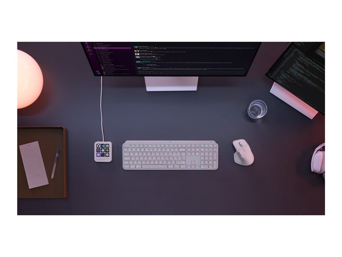 Logitech Master Series MX Keys - klávesnice - bledě šedá Vstupní zařízení – foto 6