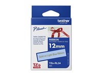 Ruban TZERL34 12mm or / bleu  tissu non adhésif