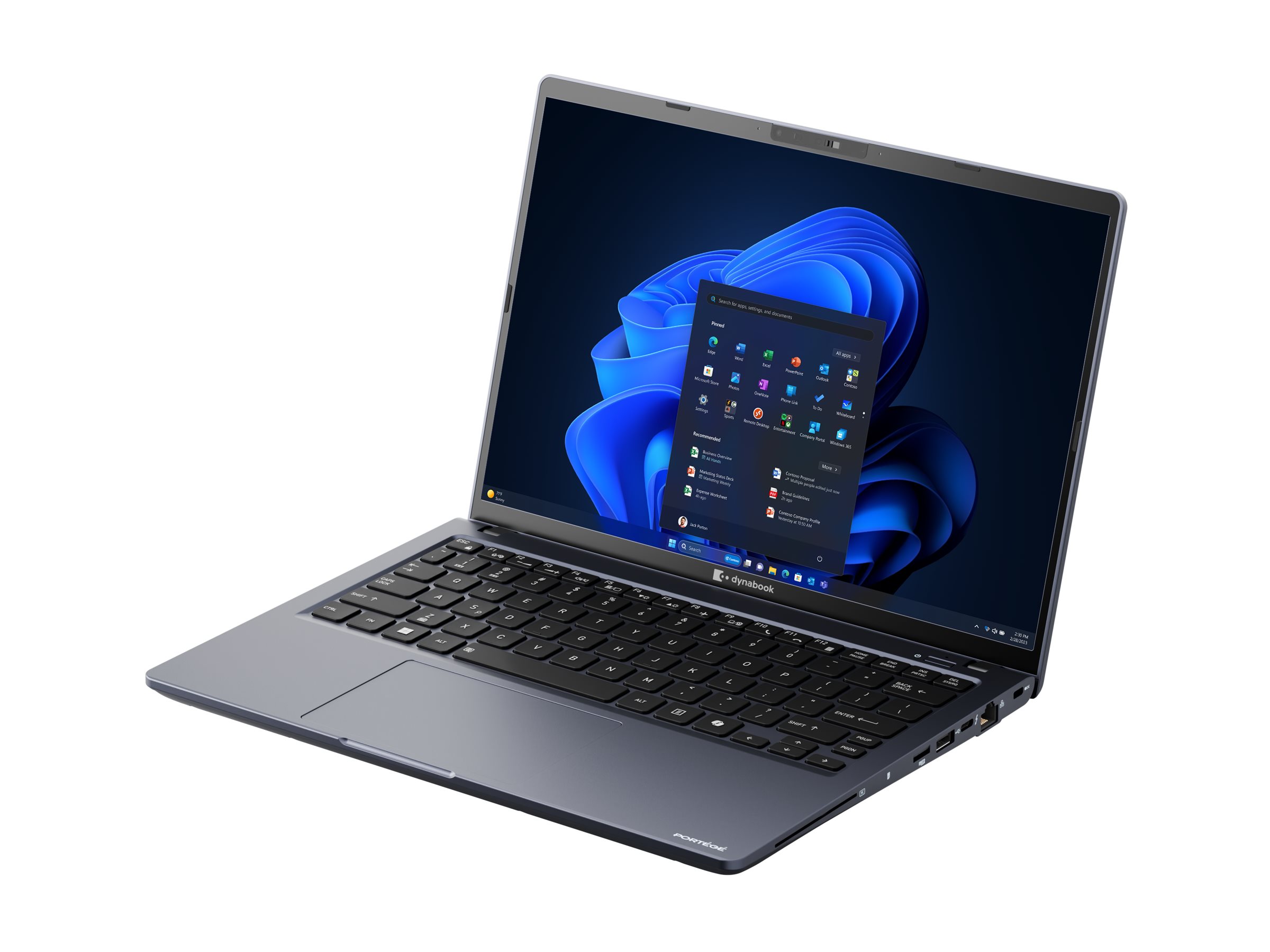 Dynabook Toshiba Portégé X30L-M AI Ready 13.3 Intel Core Ultra 5 125H 16 GB RAM 256 GB Product shot Right side 77950