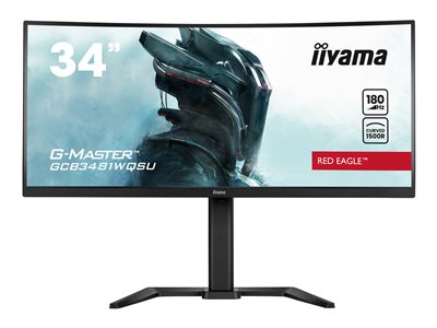 IIYAMA 86.4cm (34) GCB3481WQSU-B1 21:9 2xHDMi+2DP+USB Cur - GCB3481WQSU-B1