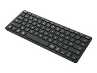 Targus - keyboard - compact, multi-device, antimicrobial - QWERTY - UK - black - B2B