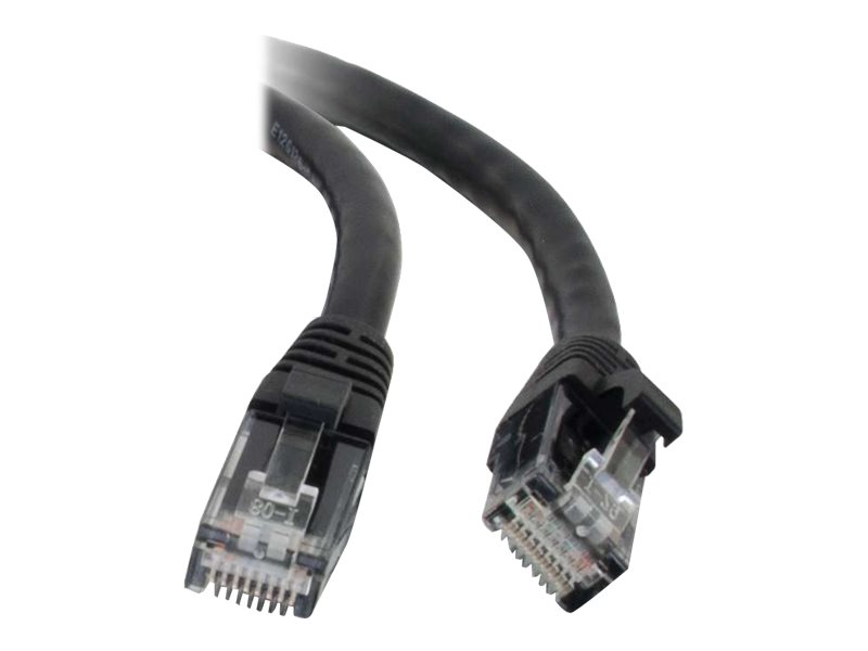 C2G Cat5e Booted Unshielded (UTP) Network Patch Cable - patch kabel - 30 cm - černá – foto 3
