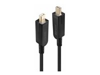 LINDY 40m Fibre Optic Hybrid Mini DP
