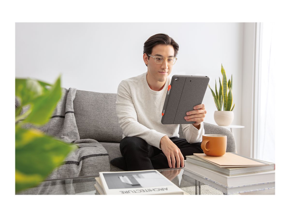 Logitech Combo Touch - klávesnice a pouzdro - s trackpad - QWERTY - skandinávské jazyky - grafit Vstupní zařízení – foto 10
