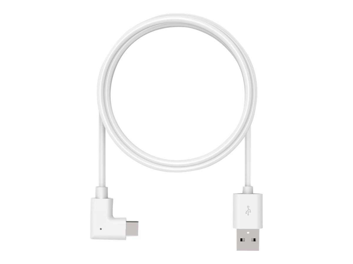 Compulocks 6ft 2.0 USB-A to 90-Degree USB-C Charging Cable Right Angle