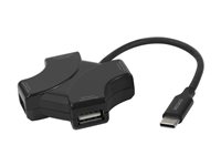 DELTACO Hub 4 porte USB