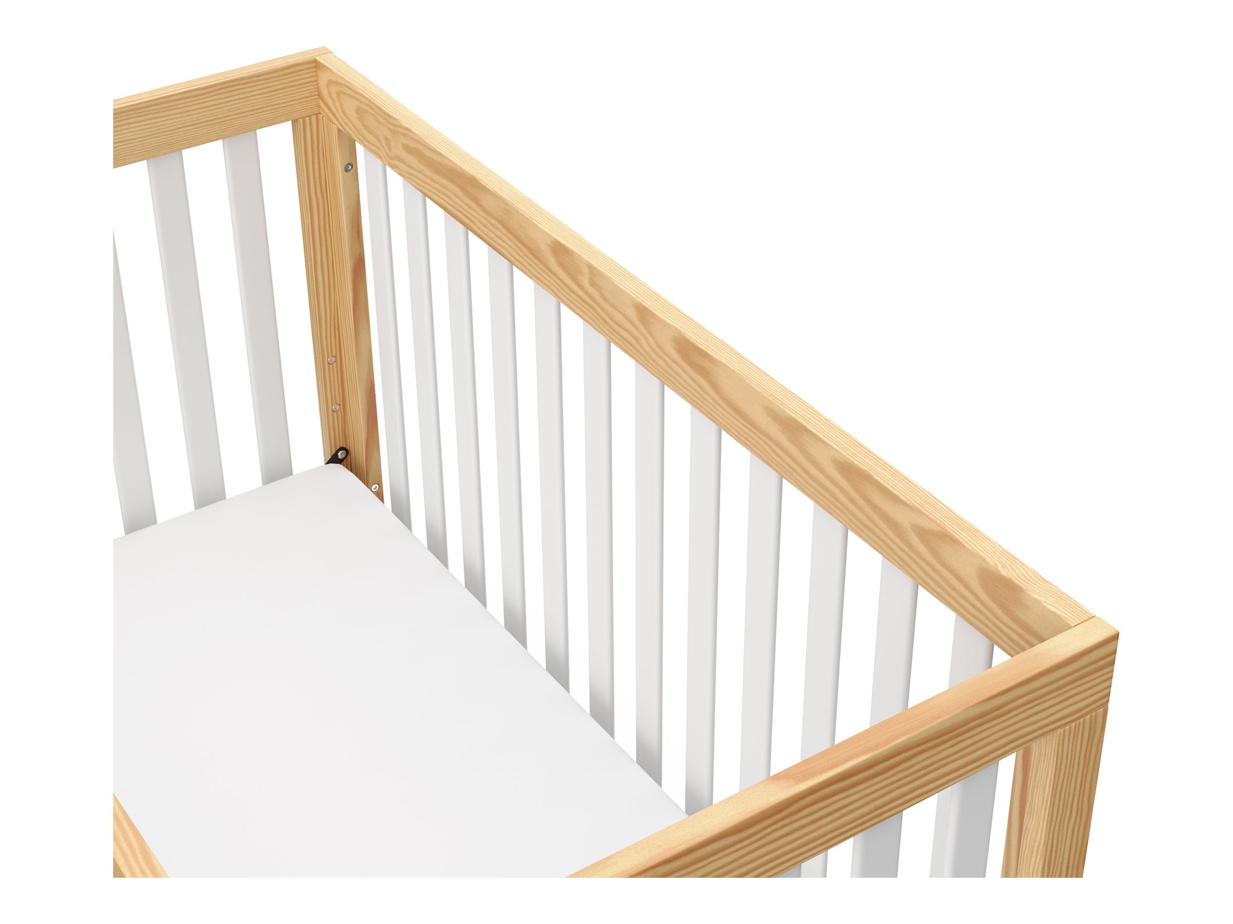 Storkcraft Beckett 3 in 1 Convertible Crib Natural White