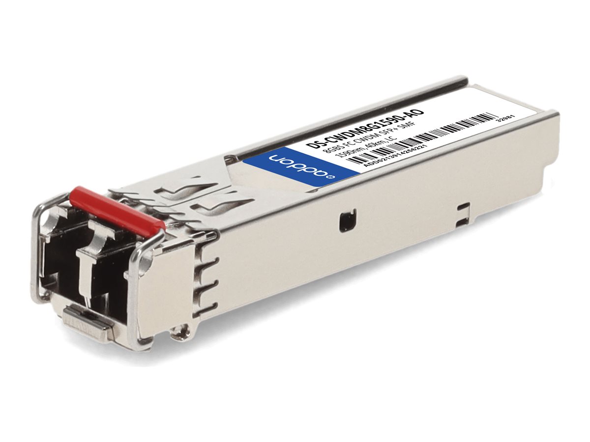 AddOn - SFP+ transceiver module (equivalent to: Cisco DS-CWDM8G1590)