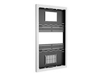 Chief LW Series Impact On-Wall Kiosk - Portrait enclosure - for LCD display - white