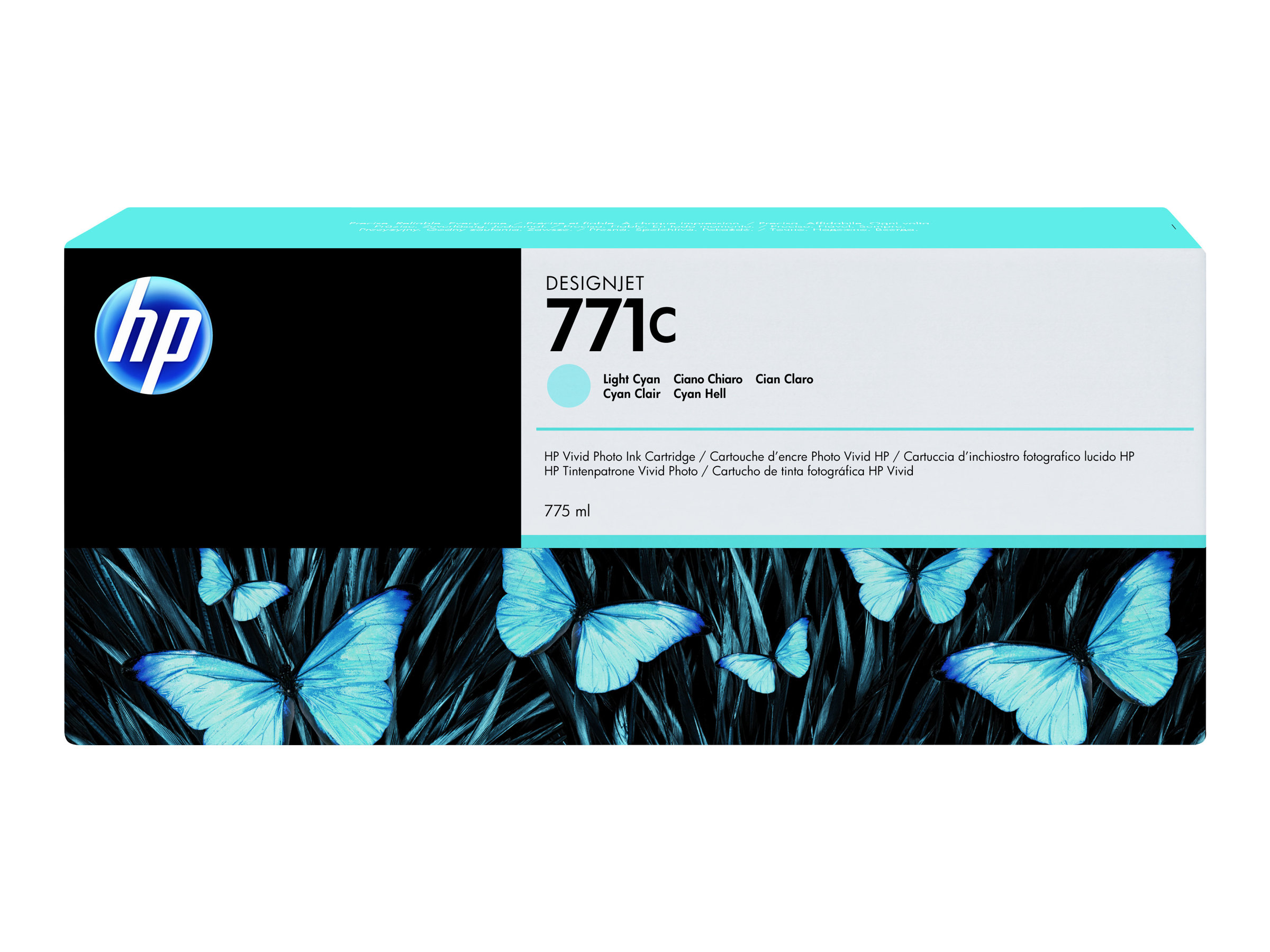 Hp 771c Light Cyan Original Ink Cartridge Hp 771c Light Cyan Original Ink Cartridge