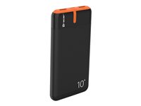 Tracer EnerGo Powerbank 10000mAh 2xUSB-A 2.0 1xUSB-C Sort Orange