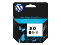 HP 302 - 3.5 ml - black - original - ink cartridge - for Deskjet 11XX, 21XX, 36XX; Envy 451X, 452X; Officejet 38XX, 46XX, 52XX