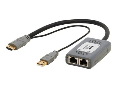 Eaton Tripp Lite Series HDMI over Cat6 Pigtail Receiver with Repeater, 4K 60 Hz, 4:4:4, Transceiver, HDCP 2.2, 230 ft. (70.1 m), TAA