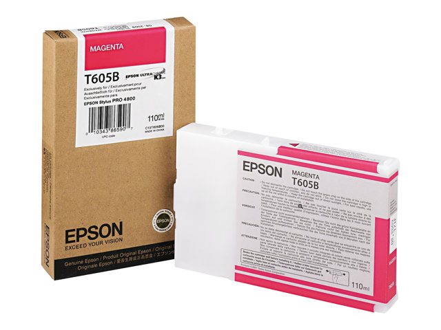 Epson T605B - purpurová - originální - inkoustová cartridge – foto 4