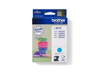 Brother Cartouche jet d'encre d'origine LC221C