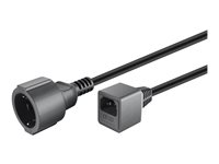 goobay Strøm CEE 7/7 Strøm IEC 60320 C14 Sort 1.5m Forlængerkabel til strøm