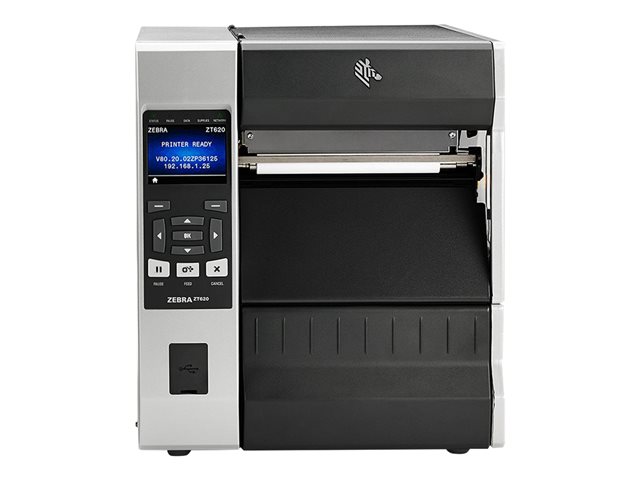 Image of Zebra ZT620 - label printer - B/W - direct thermal / thermal transfer