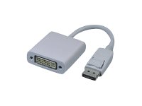 MicroConnect Adapter DisplayPort han -> DVI-I hun 15 cm Hvid