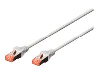 DIGITUS Professional patch cable - 1 m - grey