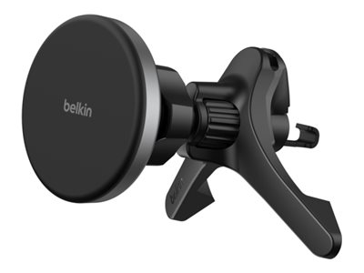 Belkin BoostCharge car wireless charging holder magnetic vent mount + car power adapter 15 Product shot Right-angle 79250