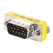 C2G HD15 VGA M/M Mini Gender Changer (Coupler)