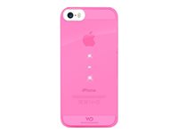 White Diamonds Beskyttelsescover Semi-transparent pink  iPhone 5, 5s For iPhone 5, 5s