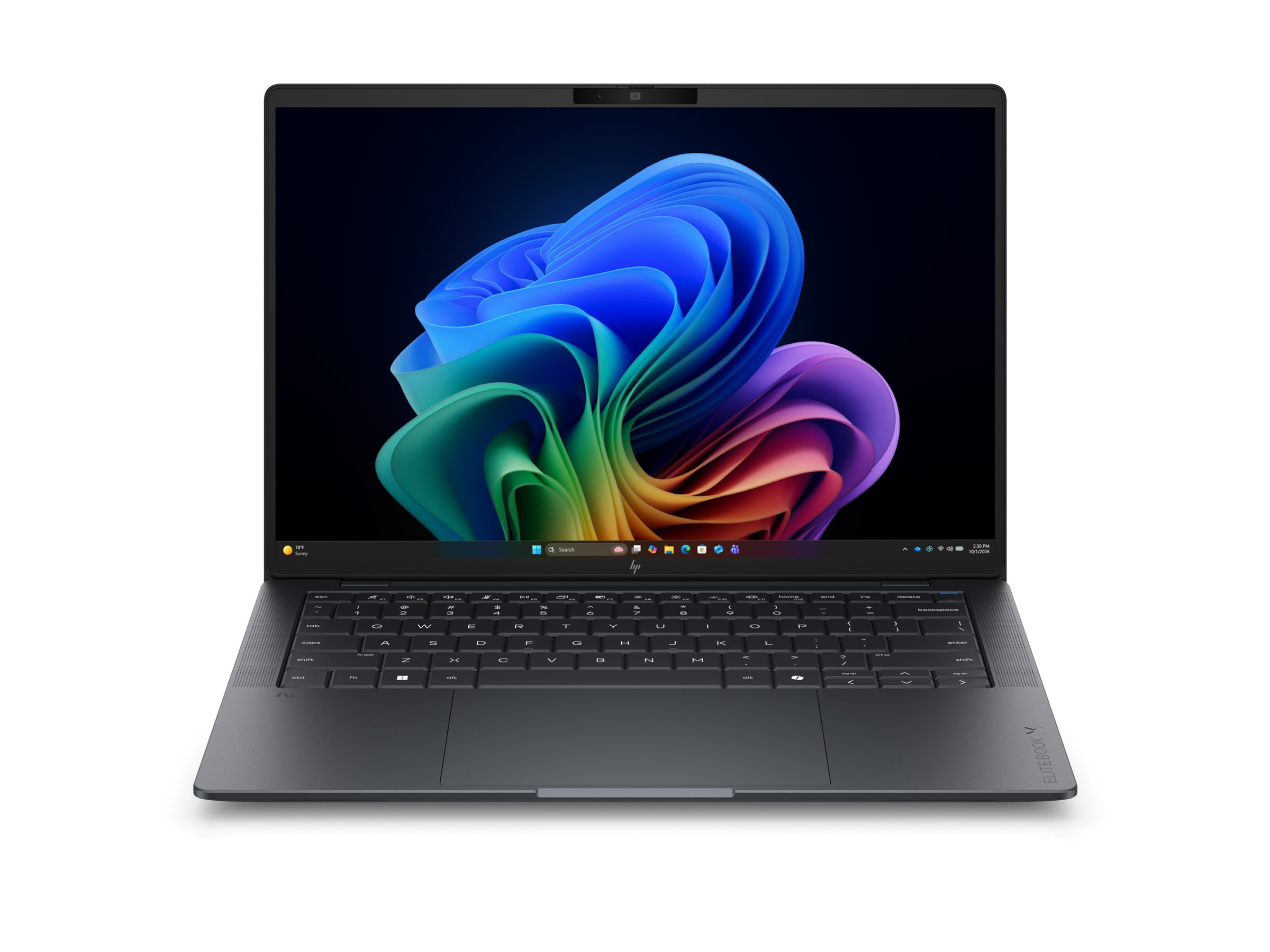 HP EliteBook X G2i Notebook Next Gen AI Copilot+ PC 14 Intel Core Ultra 5 325 16 GB RAM Product shot Right-angle 80000
