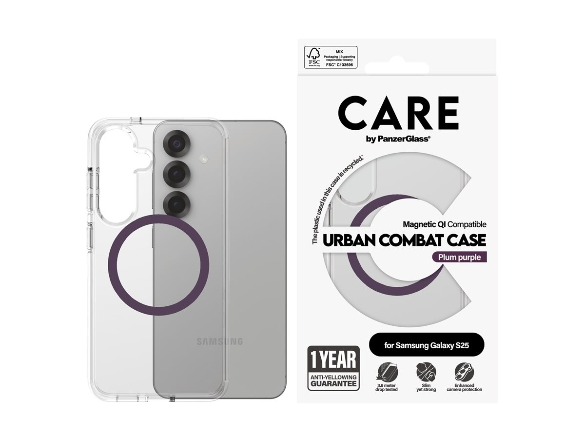 PanzerGlass CARE Samsung Galaxy S25 Urban Combat Plum QI – foto 3
