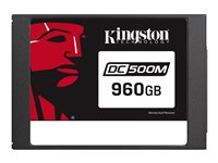 Kingston Data Center DC500M - SSD - encrypted - 960 GB - internal - 2.5" - SATA 6Gb/s - 256-bit AES - Self-Encrypting Drive (SED)