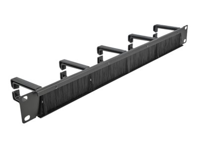 DELOCK 19" Kabelmanagement Bürstenleiste 5 Bügel 1 HE schw.