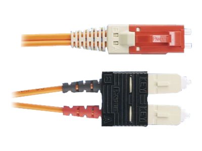Panduit Opti-Core FJ Hybrid Patch Cord - patch cable - 5 m - orange