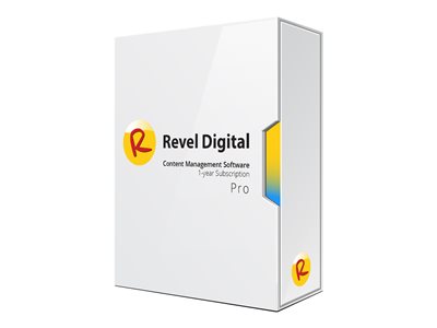 Revel Digital CMS Pro Subscription Plan License Key (1 year) 1 device hosted