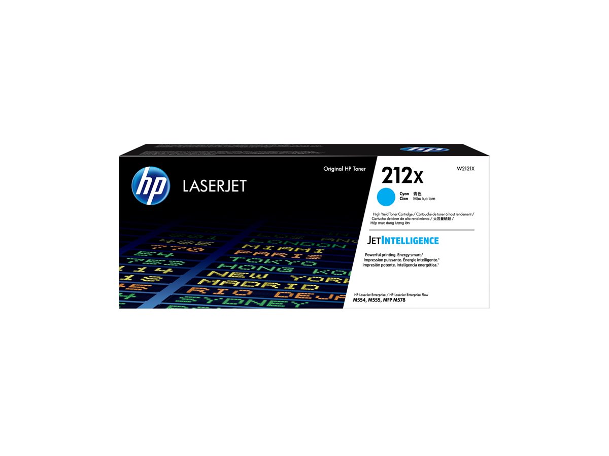 HP 212X High Yield Cyan Original Toner