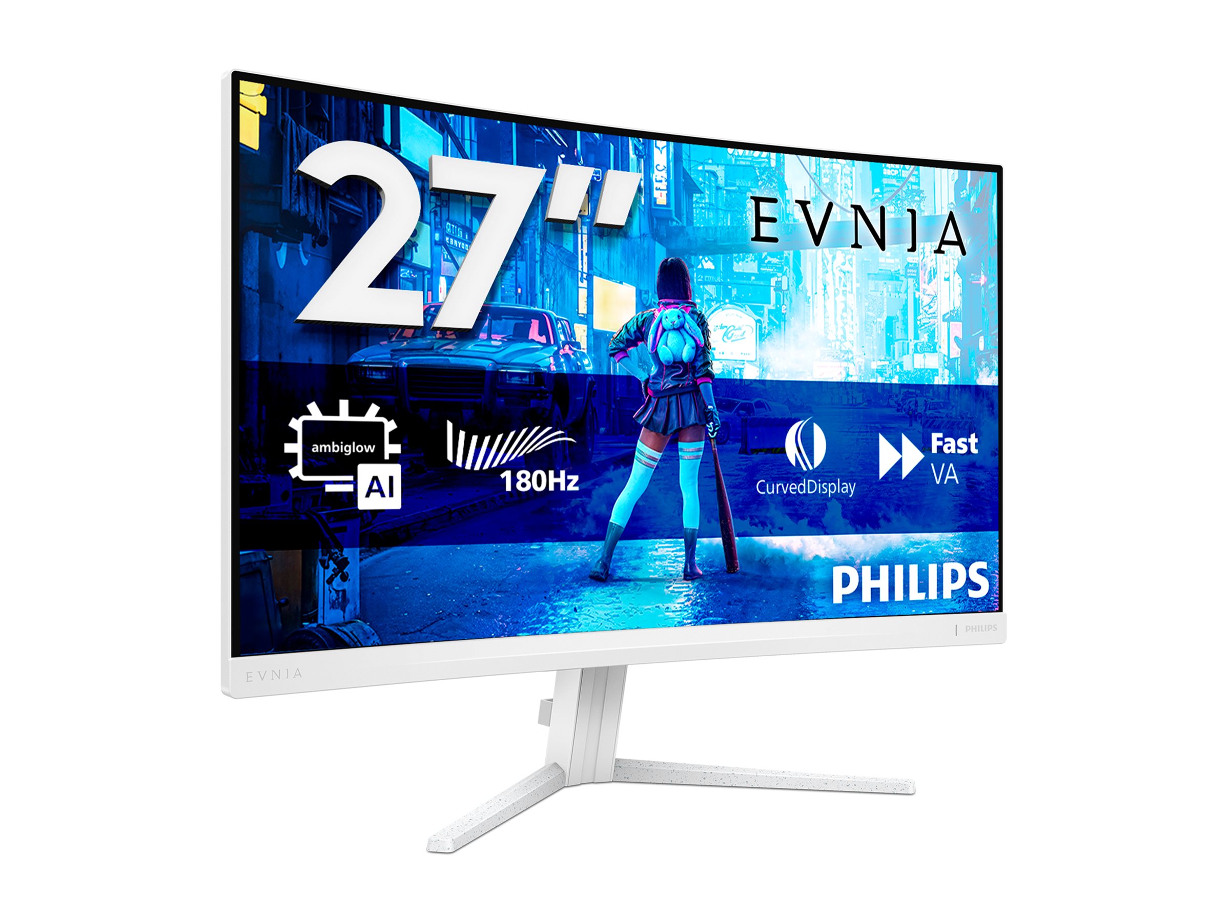 An image of Philips Evnia 5000 27M2C5201L - LED monitor - curved - Full HD (1080p) - 27" - HDR