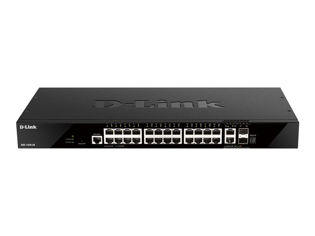 Image of D-Link DGS 1520-28 - switch - 28 ports - smart - rack-mountable