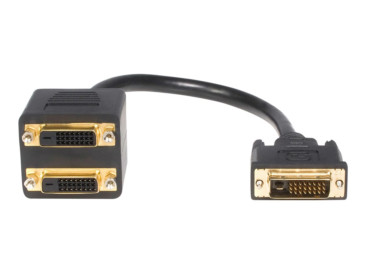 StarTech.com 1 ft DVI-D to 2x DVI-D Digital Video Splitter Cable - M/F (DVISPL1DD) - video rozdělovač - DVI - 30.5 cm – foto 2